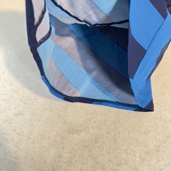 DKNY Donna Karan Swim Top Woman XS Padded Bra Spandex Stretch Bold Geo Stripes - Picture 11 of 15